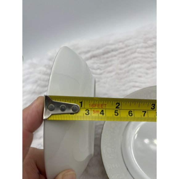 Royal Song Bridal Lace 6" Small Bowl/Dish Set of Two - Picture 7 of 8